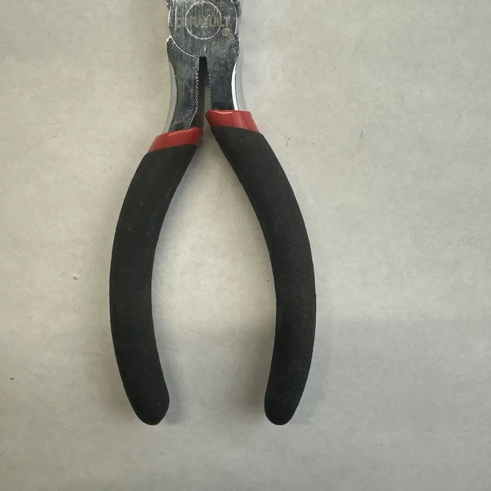 Durabuilt 8 inch Long Nose Pliers Heat Treated Steel Wire Cutter - Picture 4 of 7